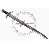 11TH CENTURY CRUSADER SWORD FULL TANG TEMPERED BATTLE READY HAND FORGED FUNCTIONAL BLADE